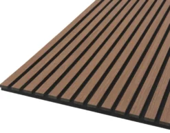 Akustikkpanel Quanti Walnut 18 x 520 x 2440 mm