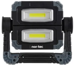 Arbeidslampe LED 2 x 5 W foldbar