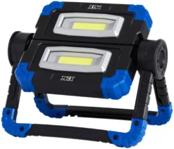 Arbeidslampe LED 2 x 5 W foldbar