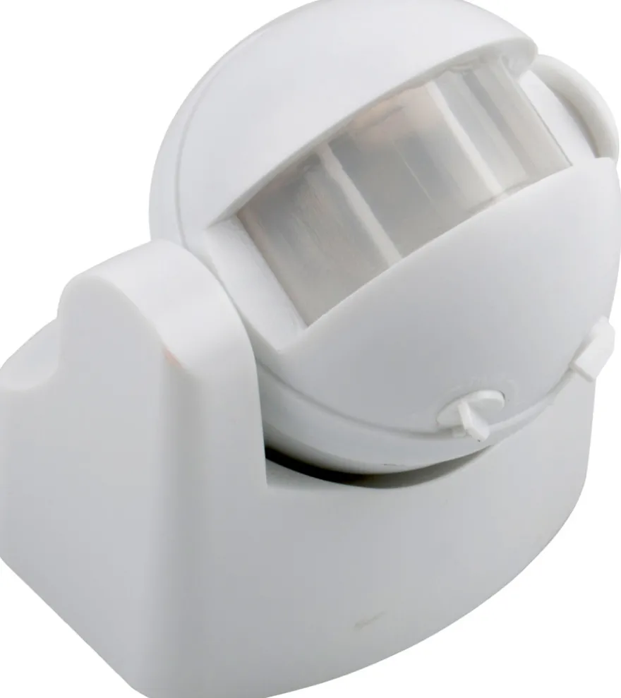 Bevegelsesensor 180° hvit IP44