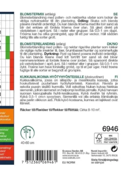 Blomstermix til nytteinsekter