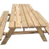 Bord/benkesett i 42 mm brunimpregnert furu