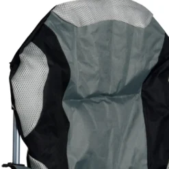 Campingstol m/koppholder Osaka grå/svart – Sunlife®