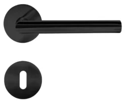 Dørhåndtak V-grep Ø16 mm matt svart
