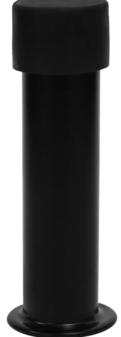 Dørstopper til vegg matt svart 82 mm