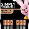 Duracell Simply AAA alkaliske batterier 6-pk.