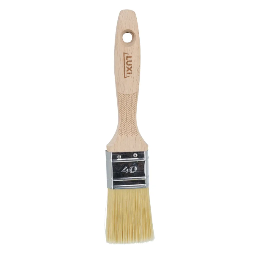 Flatpensel med trehåndtak 40 mm – Luxi