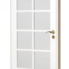 Fransk dør hvit 10 vindusfelter 82,6 x 204 cm
