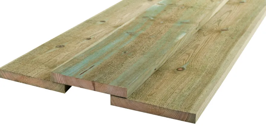 Furu 19 x 148 x 4800 mm rektangulær kledning