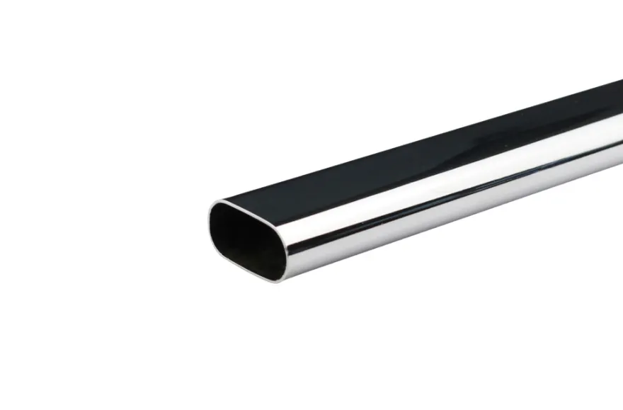 Garderobestang forkrommet 30 x 15 mm