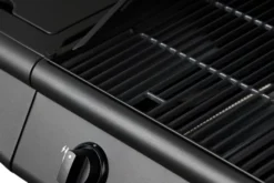 Gassgrill 3 brennere og sidebrenner svart - Grillexpert