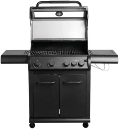 Gassgrill med 4 brennere og sidebrennere – Grillexpert