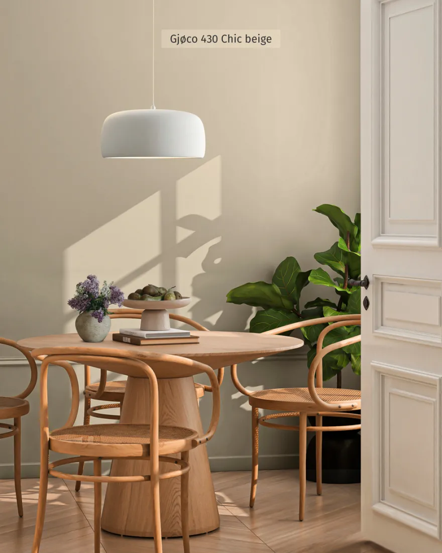 Gjøco Alle Rom veggmaling matt 2,7 liter - Chic Beige 430