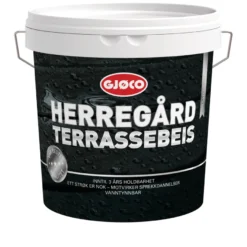 Gjøco terrassebeis vanntynnet fjellgrå 2,7 liter