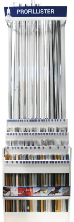 Gulvprofil aluminium - 2,5 x 25 mm x 0,9 m