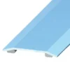 Gulvprofil børstet stål - 2,1 x 31 mm x 0,9 m
