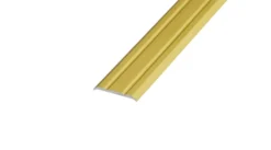 Gulvprofil matt messing - 2,5 x 25 mm x 0,9 m