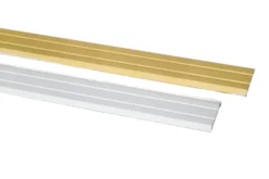 Gulvprofil matt messing - 2,5 x 25 mm x 0,9 m