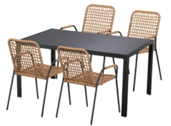 Hagebord Havanna 150 x 90 cm i alu/nonwood - Sunlife®