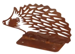 Hagefigur pinnsvin rust H10,3 cm