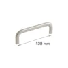 Håndtak U-form stål 128 mm - 2 stk.