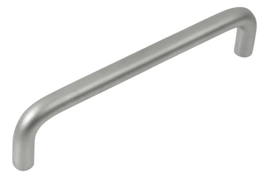 Håndtak U-form stål 128 mm - 2 stk.