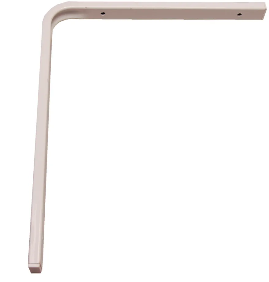Hylleknekt F-profil 250 x 300 mm hvit