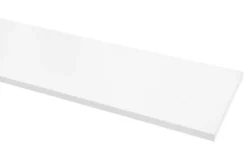 Hylle melamin hvit 16 x 300 x 800 mm