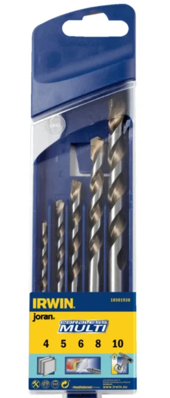 Irwin Cordless Multiborsett - 5 deler