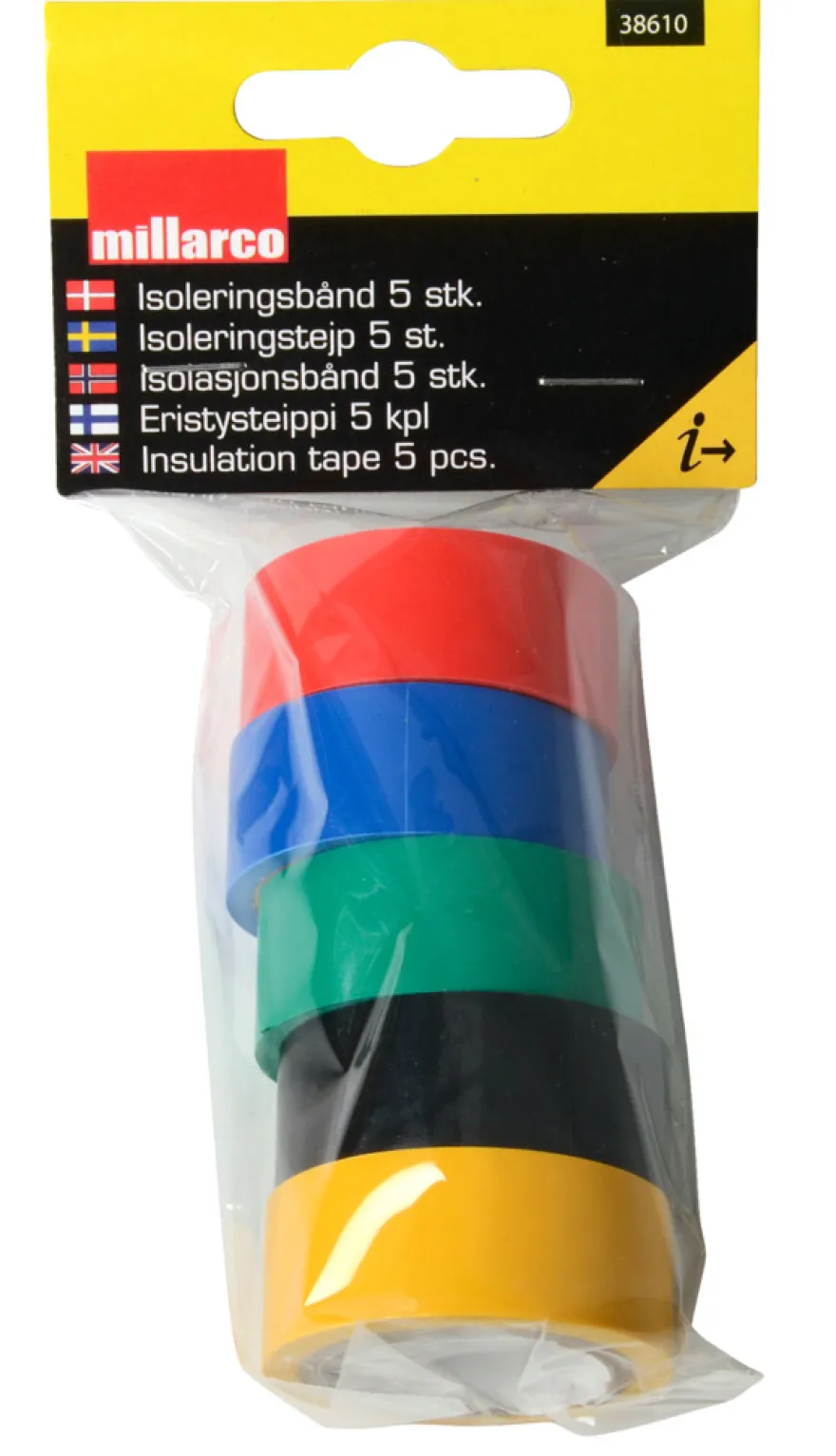 Isoleringsbånd 5 stk.
