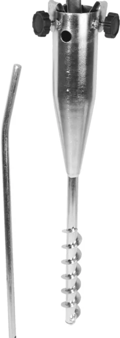 Jordspyd til parasoll stål 57 cm