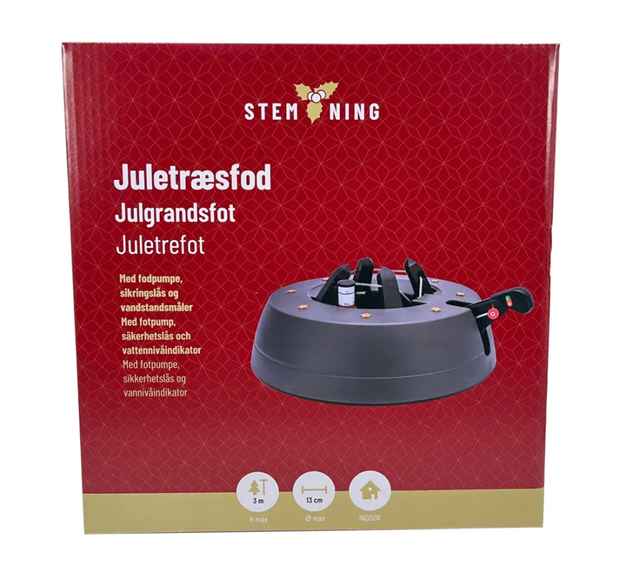 Juletrefot i plast til juletre på maks. 3 meter