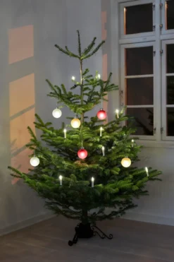 Juletrelys LED med klips 10 stk. H10,5 cm