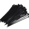 Kabelstrips 200 mm svart 100 stk.