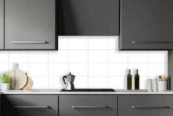 Kitchenline Kjøkkenplate White Kerra 610 x 610 mm