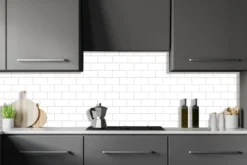 Kitchenline Kjøkkenplate White Brick 610 x 610 mm