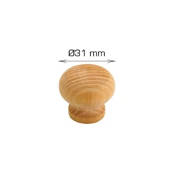 Knott bøk 31 mm - 2 stk.