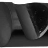Knott sylinder 19 mm svart - 2 stk.