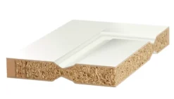 Kompakt hvitmalt dør - 82,6 x 204 cm