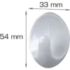 Krok selvklebende 50 mm 2 stk.