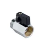 Kulekran 1/2" x 1/2" svart grep