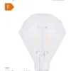 LED-filamentpære diamant 2 W E27