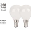 LED-kronepærer 3,6 W E14 - 2 pk.