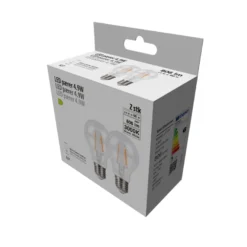 LED-pærer standard 4,9 W E27 - 2-pk.
