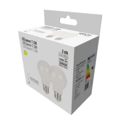 LED-pærer standard 7,5 W E27 - 2-pk.