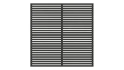 Levegg svart grunnet 180 x 180 cm