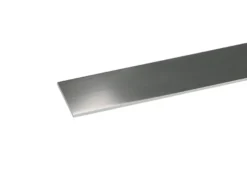 Listprofil flat sølv - 2 x 15 mm x 2 meter