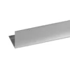 Listprofil vinkel sølv - 15 x 15 mm x 2 meter