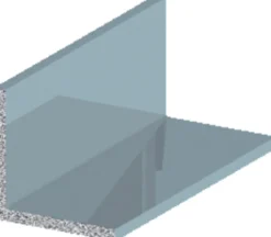 Listprofil - 25 x 25 mm x 2 m vinkel