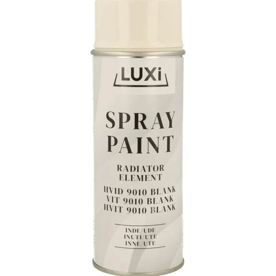 Luxi radiatorspray hvit blank - 400 ml